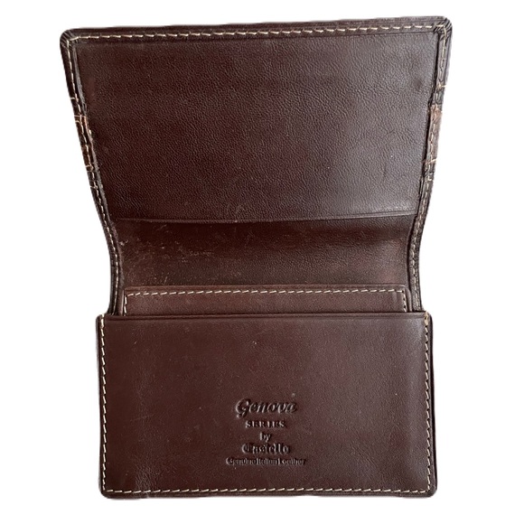 Genova Series Brown Leather Wallet - Picture 3 of 7